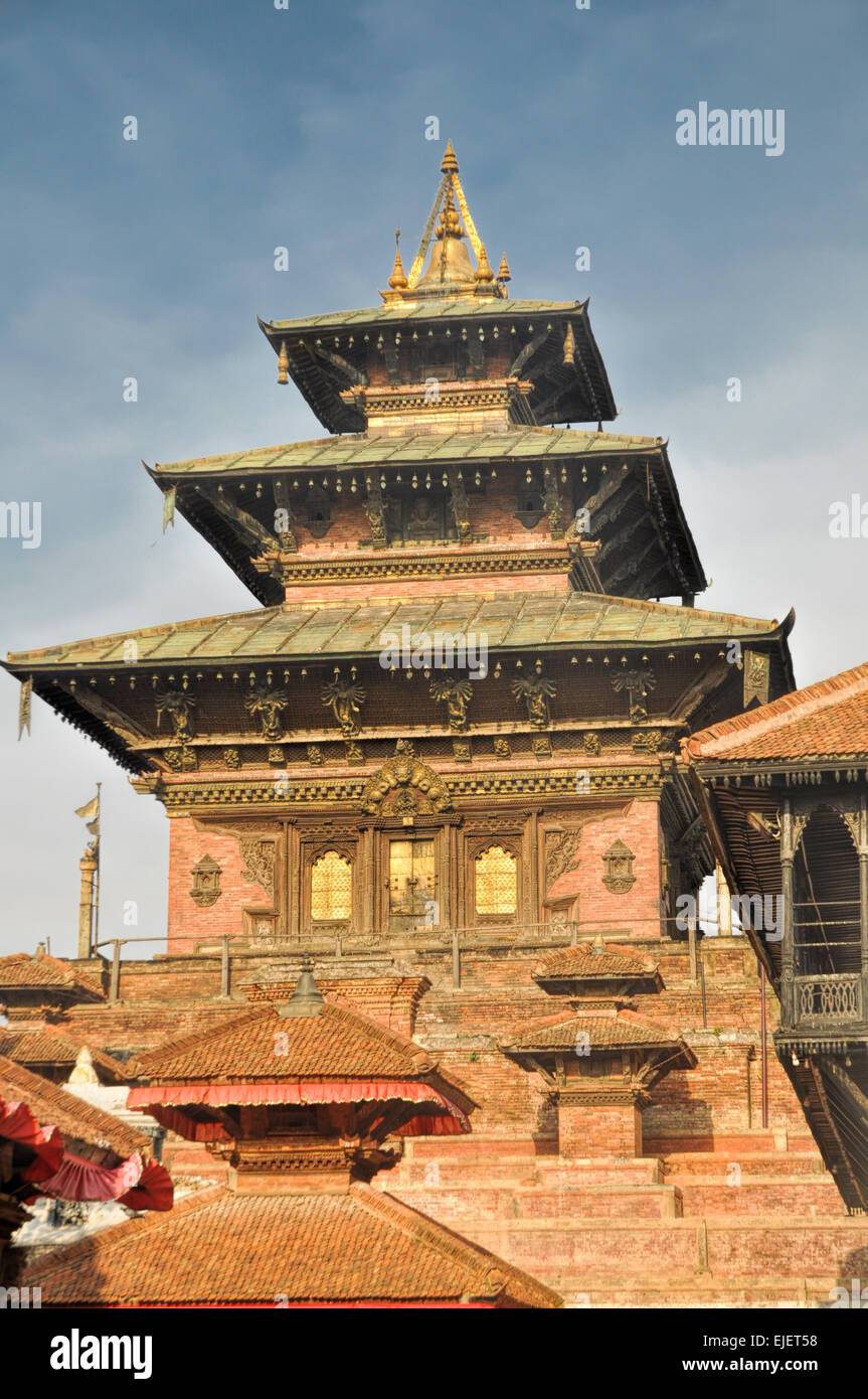 Scenic tempio buddista a Kathmandu in Nepal Foto Stock