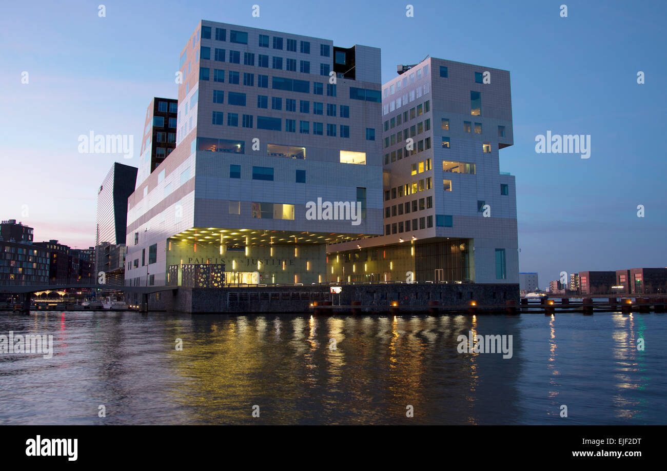 Court house in Amsterdam Foto Stock