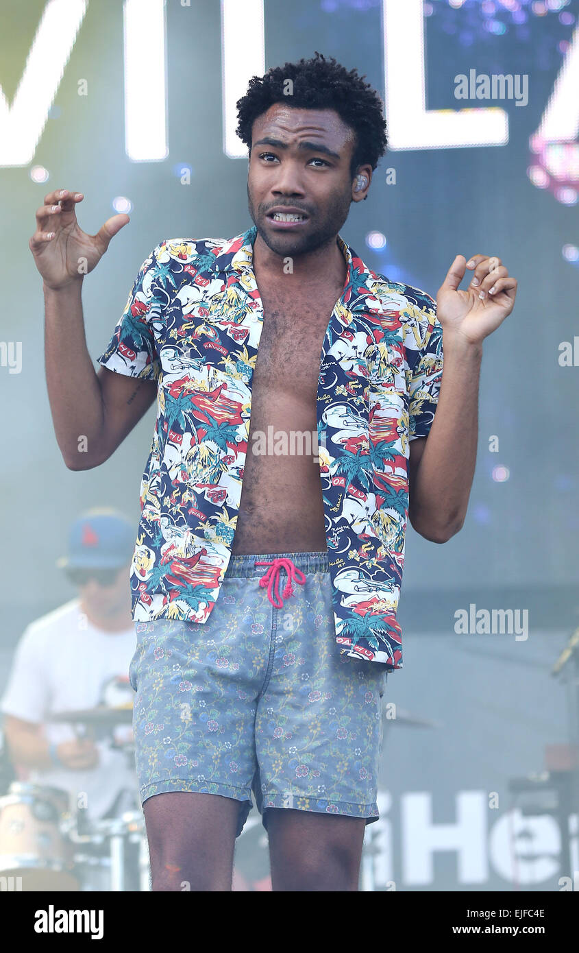 IHeartRadio Music Festival 2014 - Giorno 1 - spettacoli con: Childish Gambino dove: Las Vegas, Nevada, Stati Uniti quando: 20 Set 2014 Foto Stock