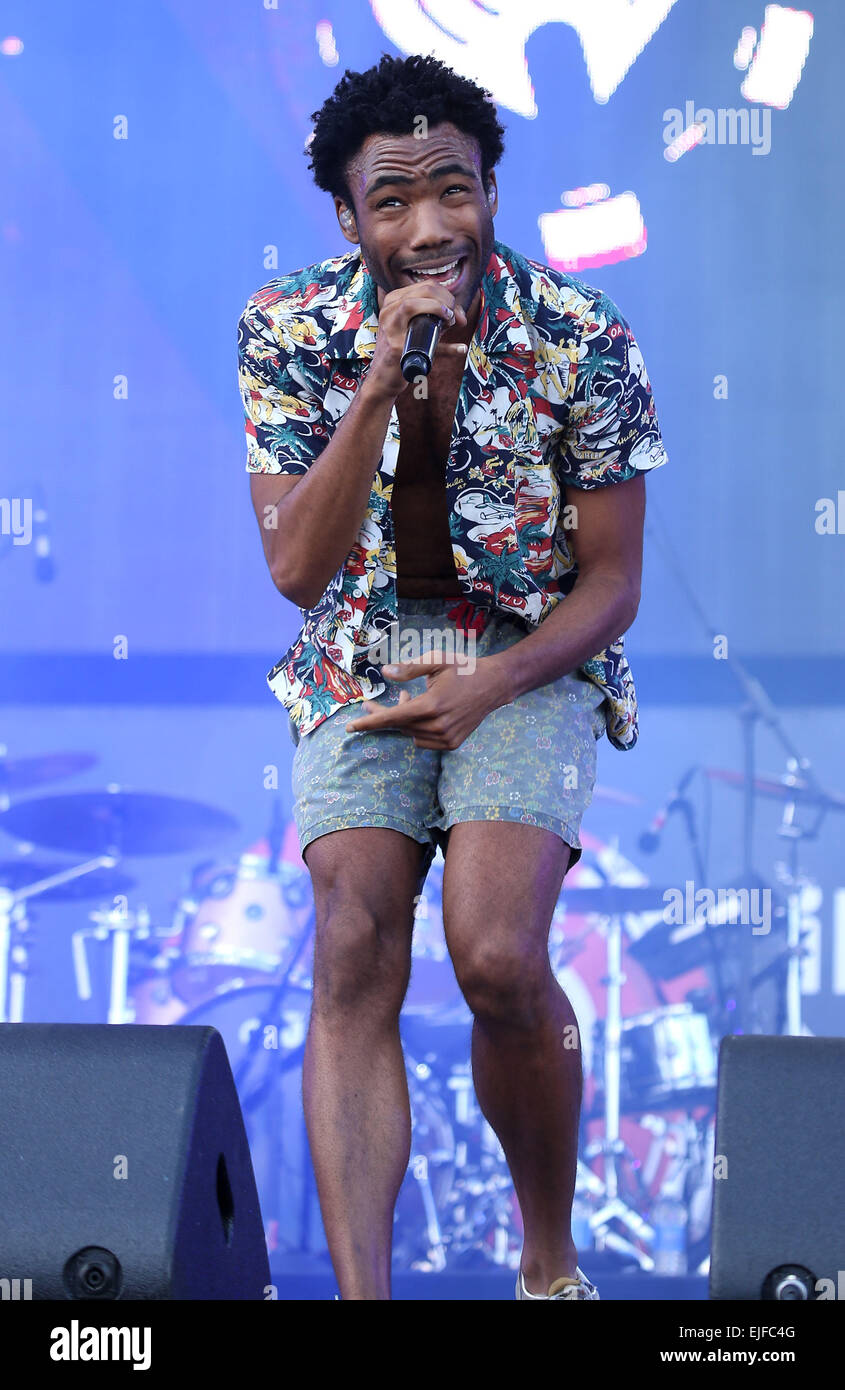 IHeartRadio Music Festival 2014 - Giorno 1 - spettacoli con: Childish Gambino dove: Las Vegas, Nevada, Stati Uniti quando: 20 Set 2014 Foto Stock