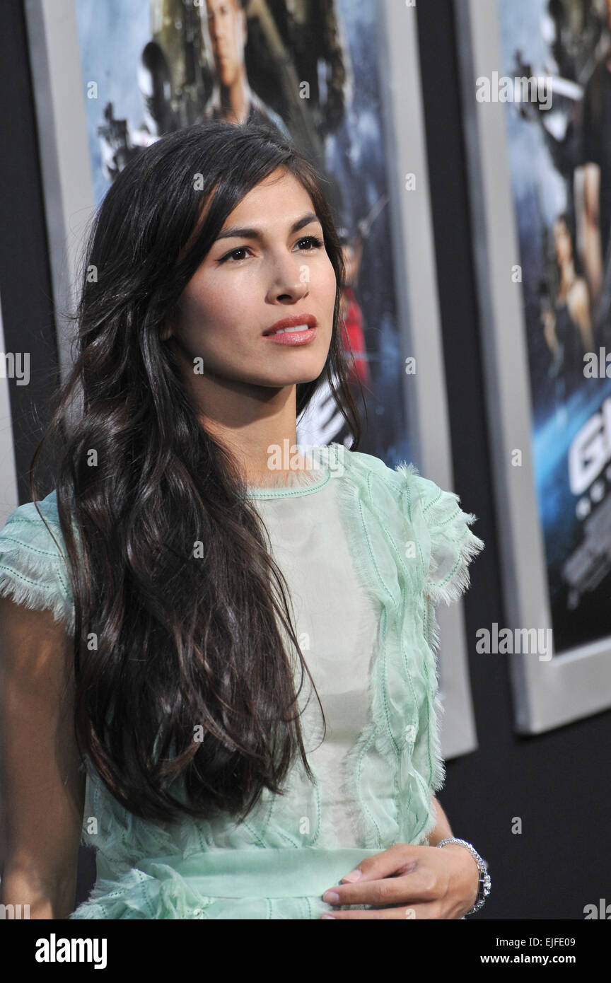 LOS ANGELES, CA - MARZO 28, 2013: Elodie Yung presso il Los Angeles premiere del suo film "G.I. Joe: ritorsione" presso il Teatro Cinese, Hollywood. Foto Stock