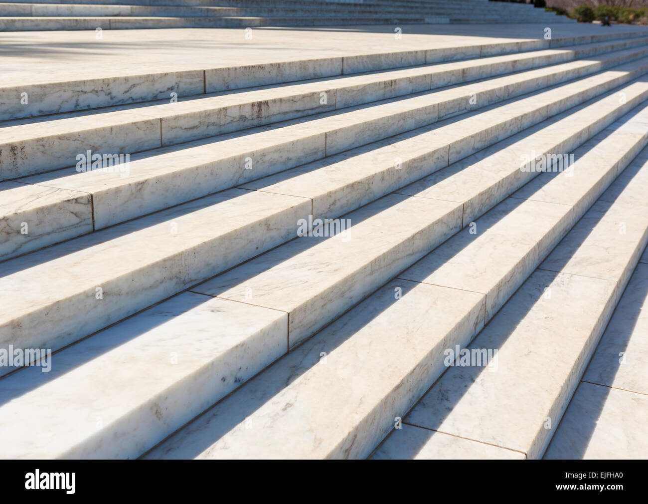 WASHINGTON, DC, Stati Uniti d'America - Jefferson Memorial, gradini di marmo. Foto Stock