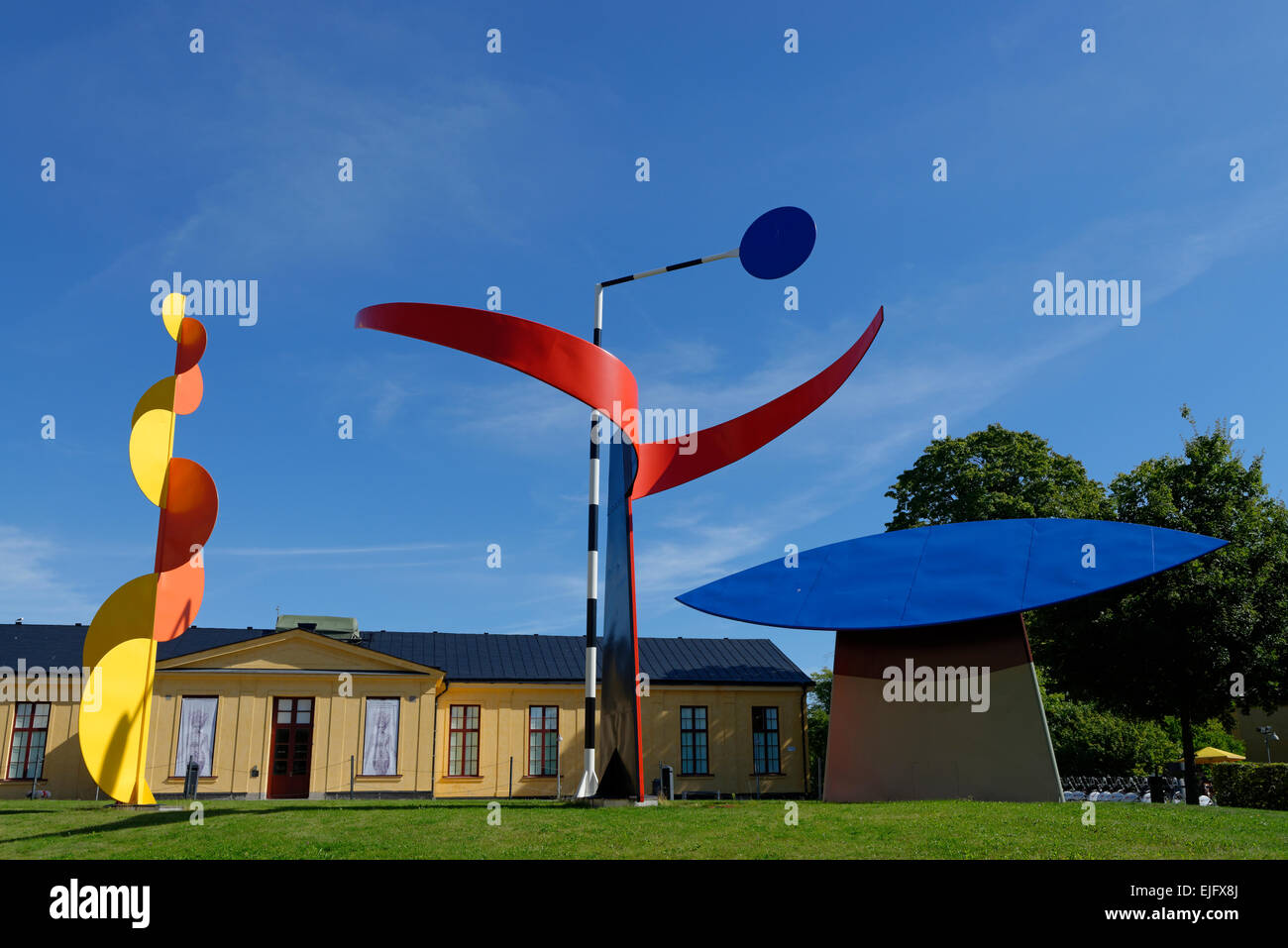 I quattro elementi di Alexander Calder, Moderna Museet, Museo di Arte Moderna a Skeppsholmen, Stoccolma, Svezia Foto Stock