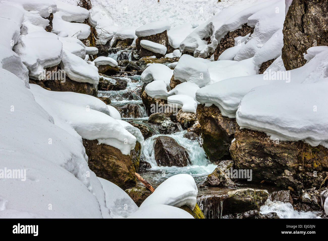 Veneto, Serrai di Sottoguda, Sottoguda, Val Pettorina, Dolomiti Foto Stock