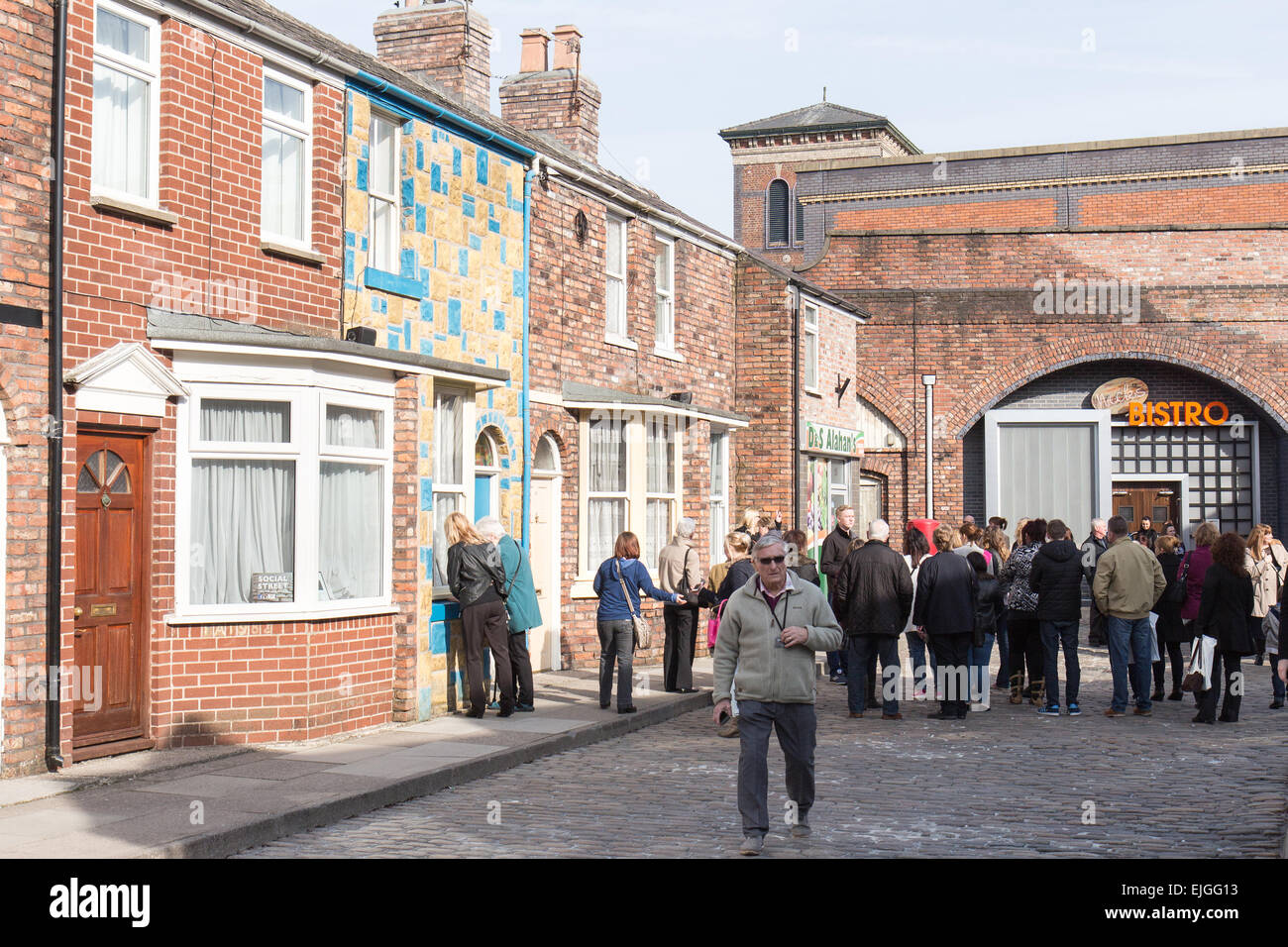 Coronation Street tour 2015 Foto Stock