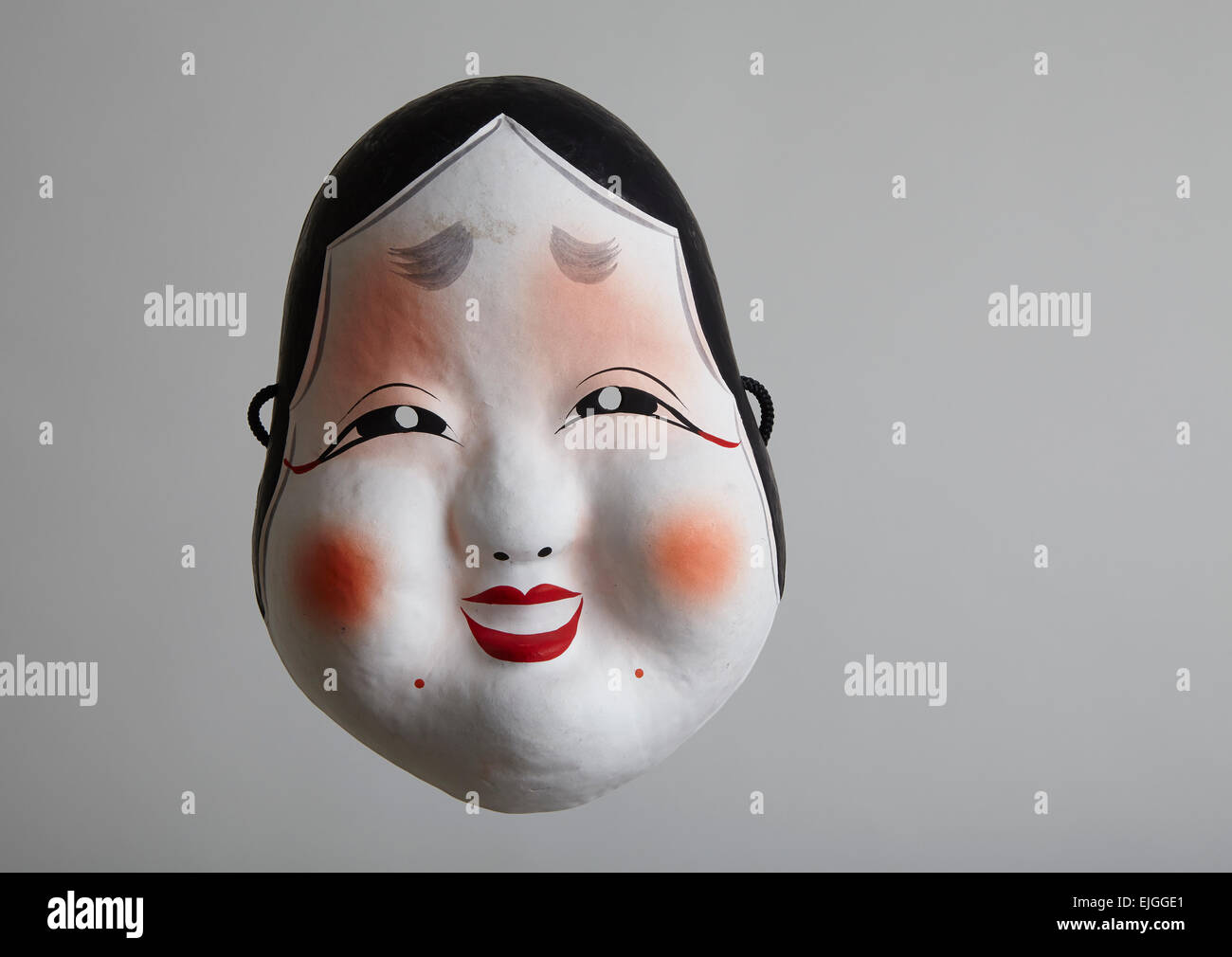 Tradizionale maschera giapponese: okame / otafuku Foto stock - Alamy