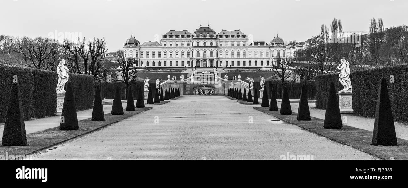 Motivi di ordine del Palazzo del Belvedere. Foto Stock