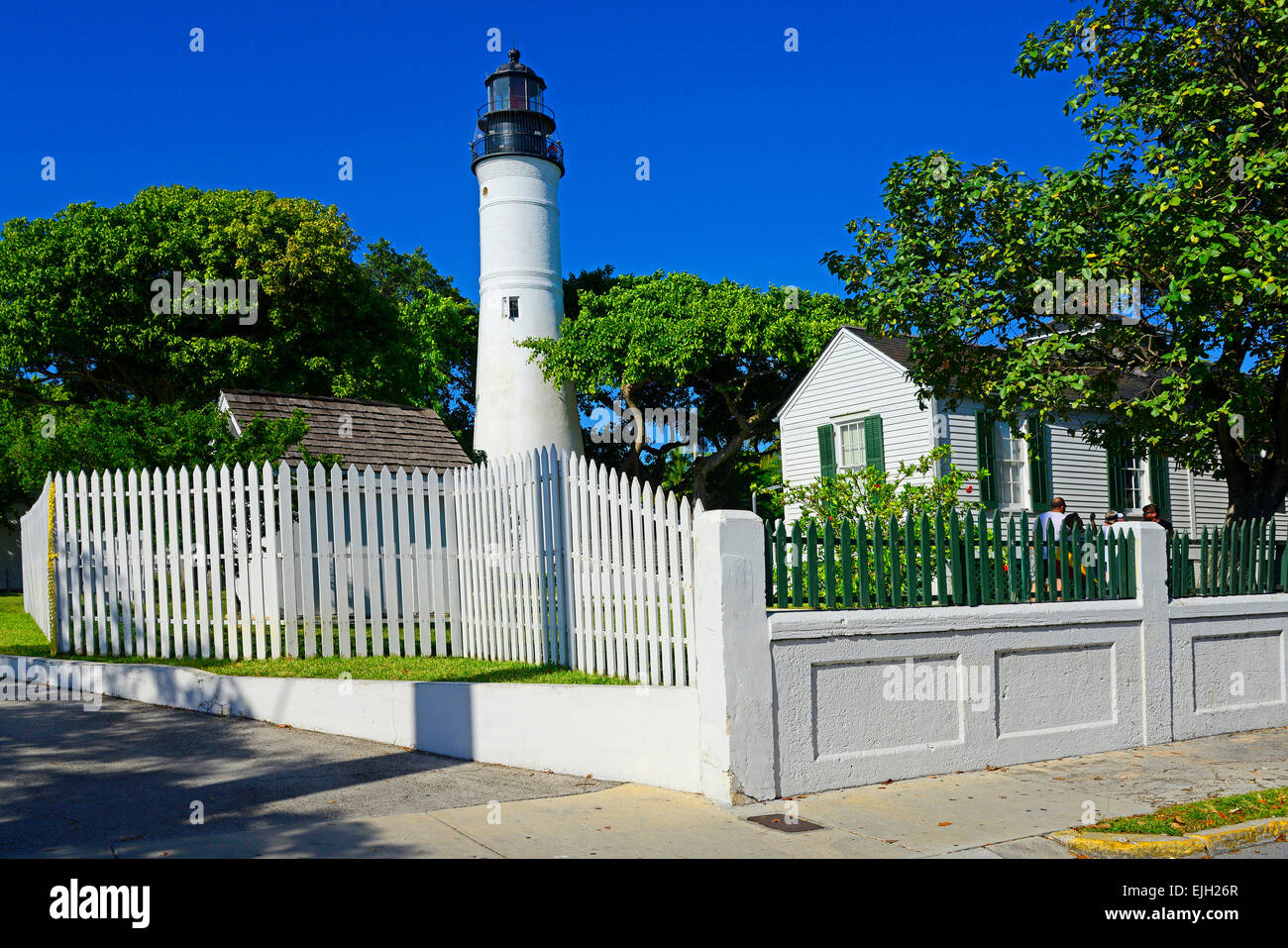Key West faro di Key West Florida FL destinazione per Western Caraibi Crusie da Tampa Foto Stock