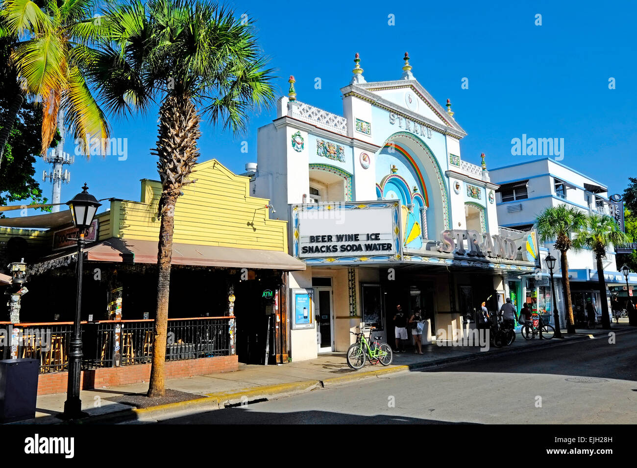 Il centro di Key West Florida FL destinazione per Western Caraibi Crusie da Tampa Foto Stock