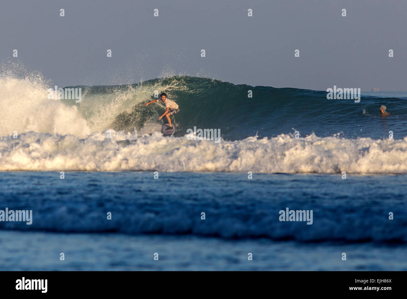 Navigazione a Bingin beach,Bali. Foto Stock