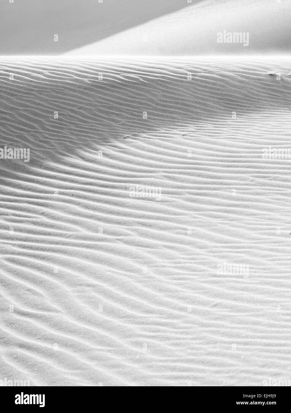Vista di Nizza dune di sabbia a Sands Dunes National Park Foto Stock