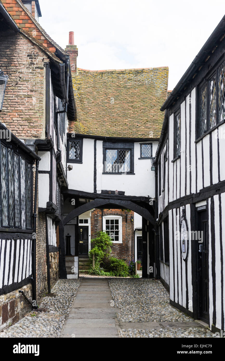 Mermaid Inn, città di segale, Sussex, Inghilterra Foto Stock