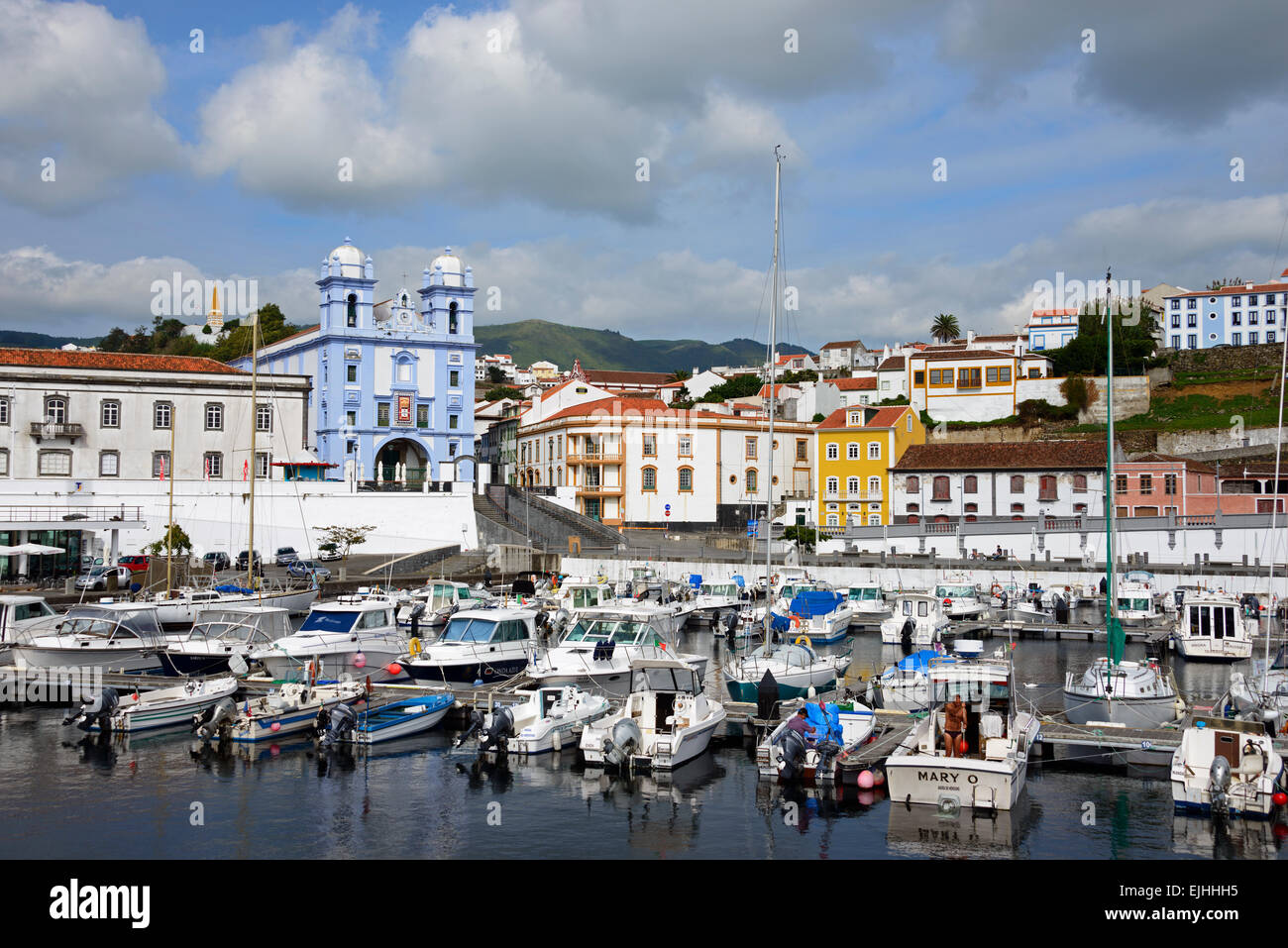 Port, Angra do Heroismo, Terceira, Azzorre, Portogallo Foto Stock