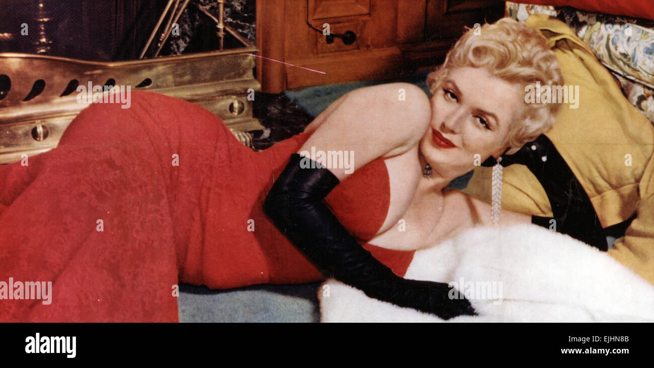 MARILYN MONROE (1926-1962) US attrice cinematografica in una foto utilizzata per pubblicizzare il suo film Niagara in 1953 Foto Stock