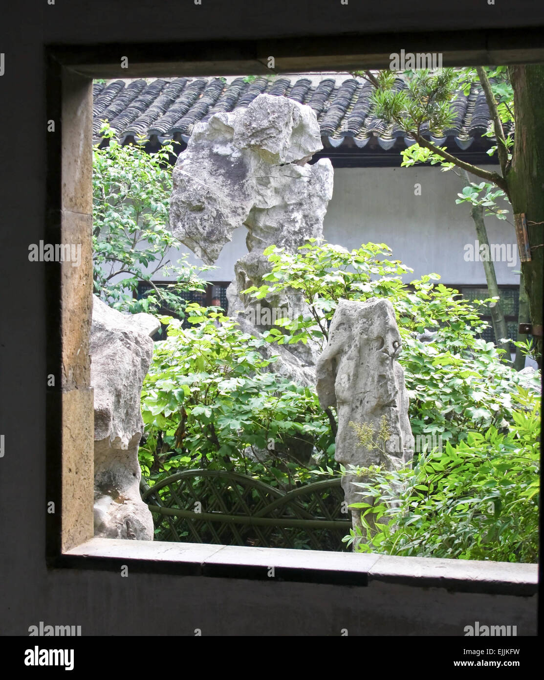 Viste del cinese antico castello imperiale Foto Stock