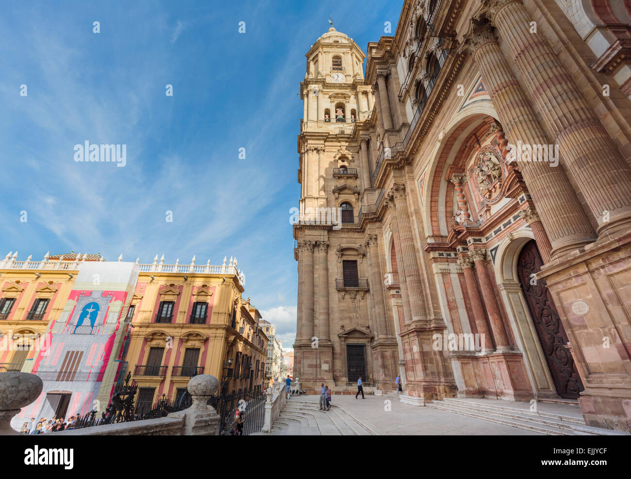 Malaga, provincia di Malaga, Costa del Sol, Andalusia, Spagna meridionale. Il Duomo rinascimentale. Foto Stock