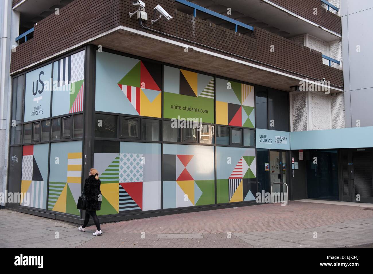 Unite studente Alloggio in Bristol City Centre Foto Stock