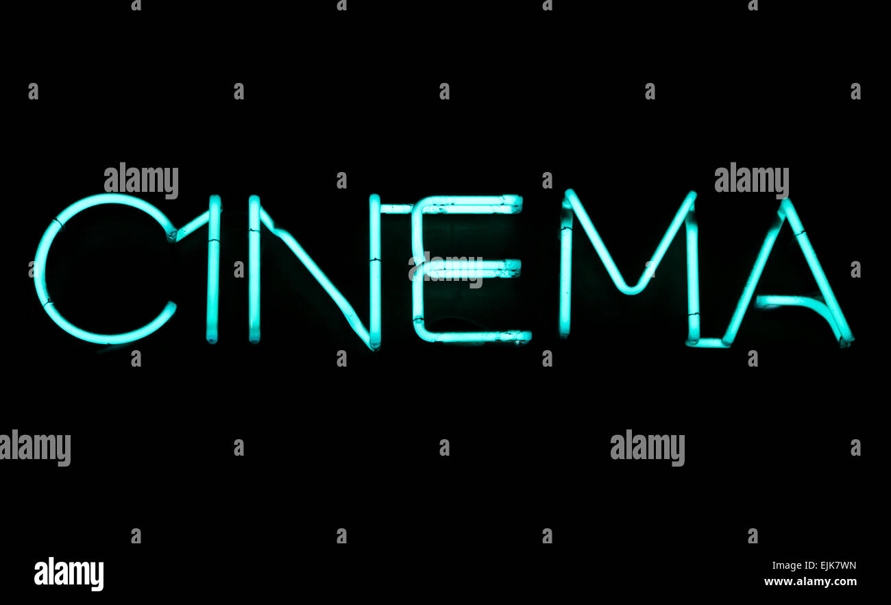 Segno di cinema Foto Stock