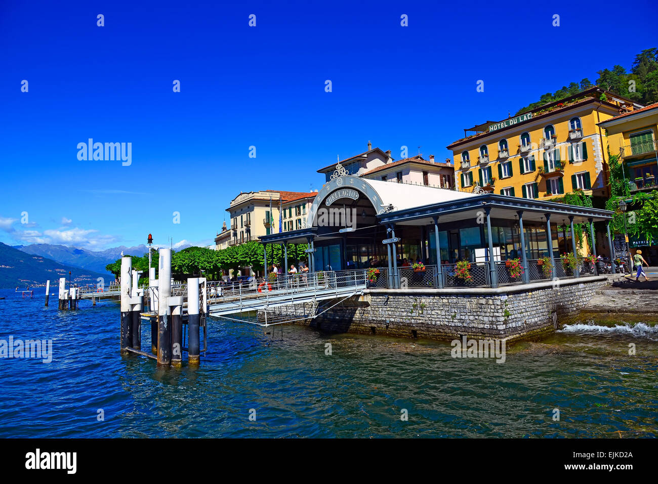 Bellagio Lago di Como Italia Lombardia EU Europe Foto Stock