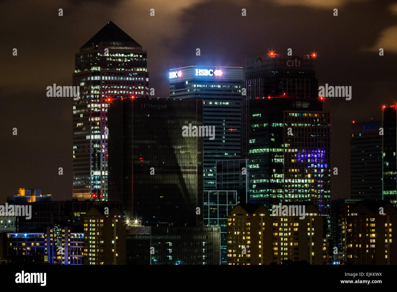 Londra, Regno Unito. 28 marzo, 2015. Earth Hour si spengono le luci su Londra City Credit: Guy Corbishley/Alamy Live News Foto Stock