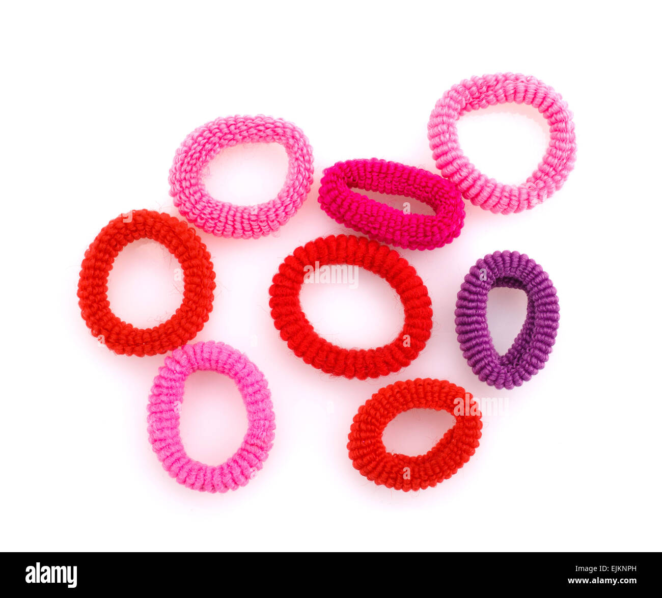 In elastici per capelli Foto Stock