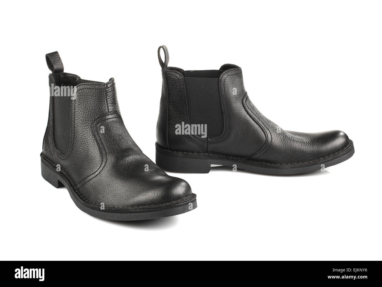 scarpe nere Foto Stock