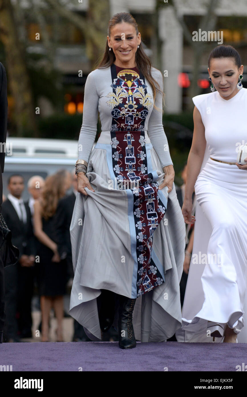 New York City Ballet 2014 caduta Gala di moda - tappeto rosso arrivi con: Sarah Jessica Parker dove: Manhattan, New York, Stati Uniti quando: 23 Set 2014 Foto Stock