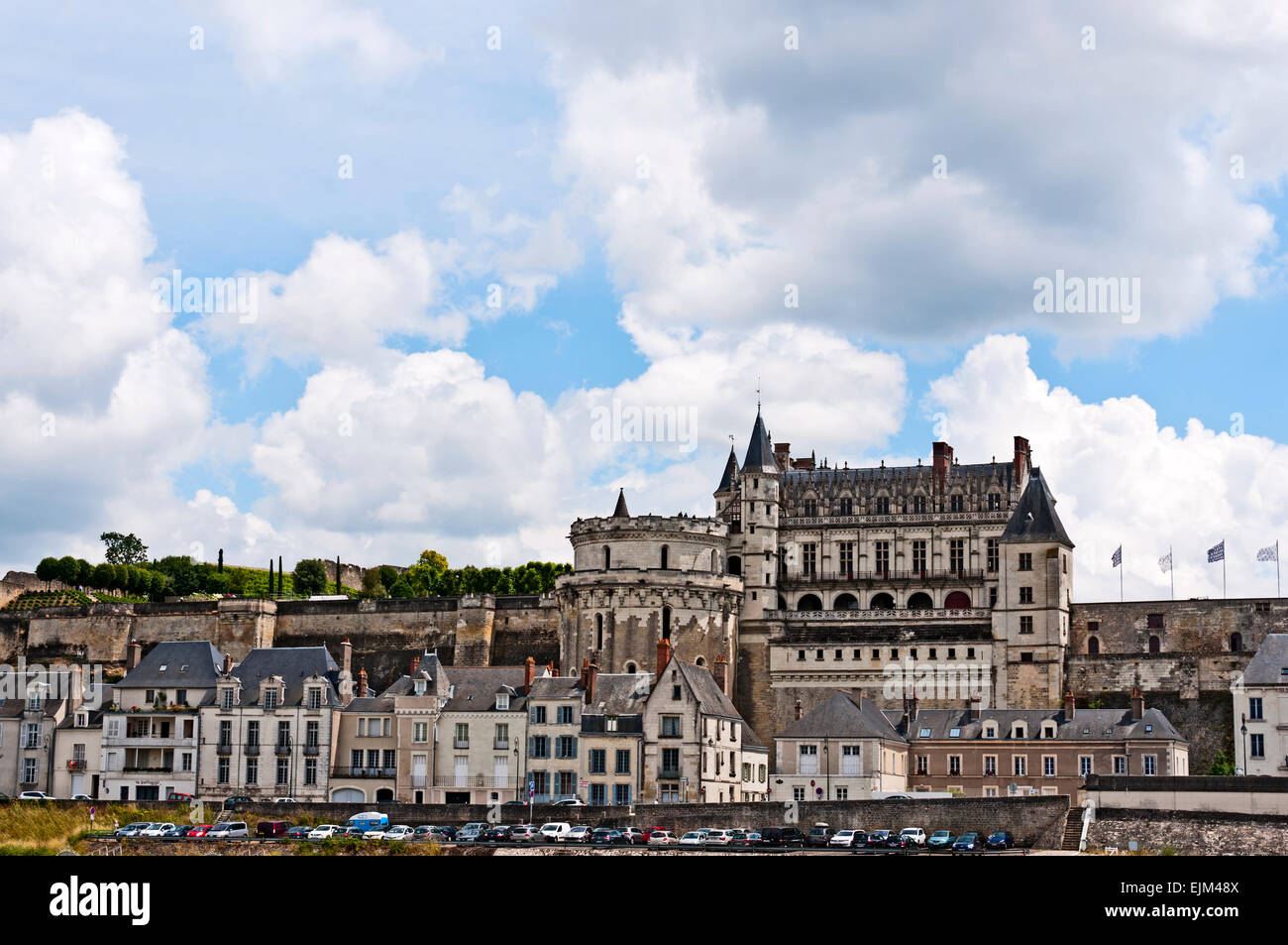 Royal Chateau, Amboise Indre-et-Loire Francia Foto Stock