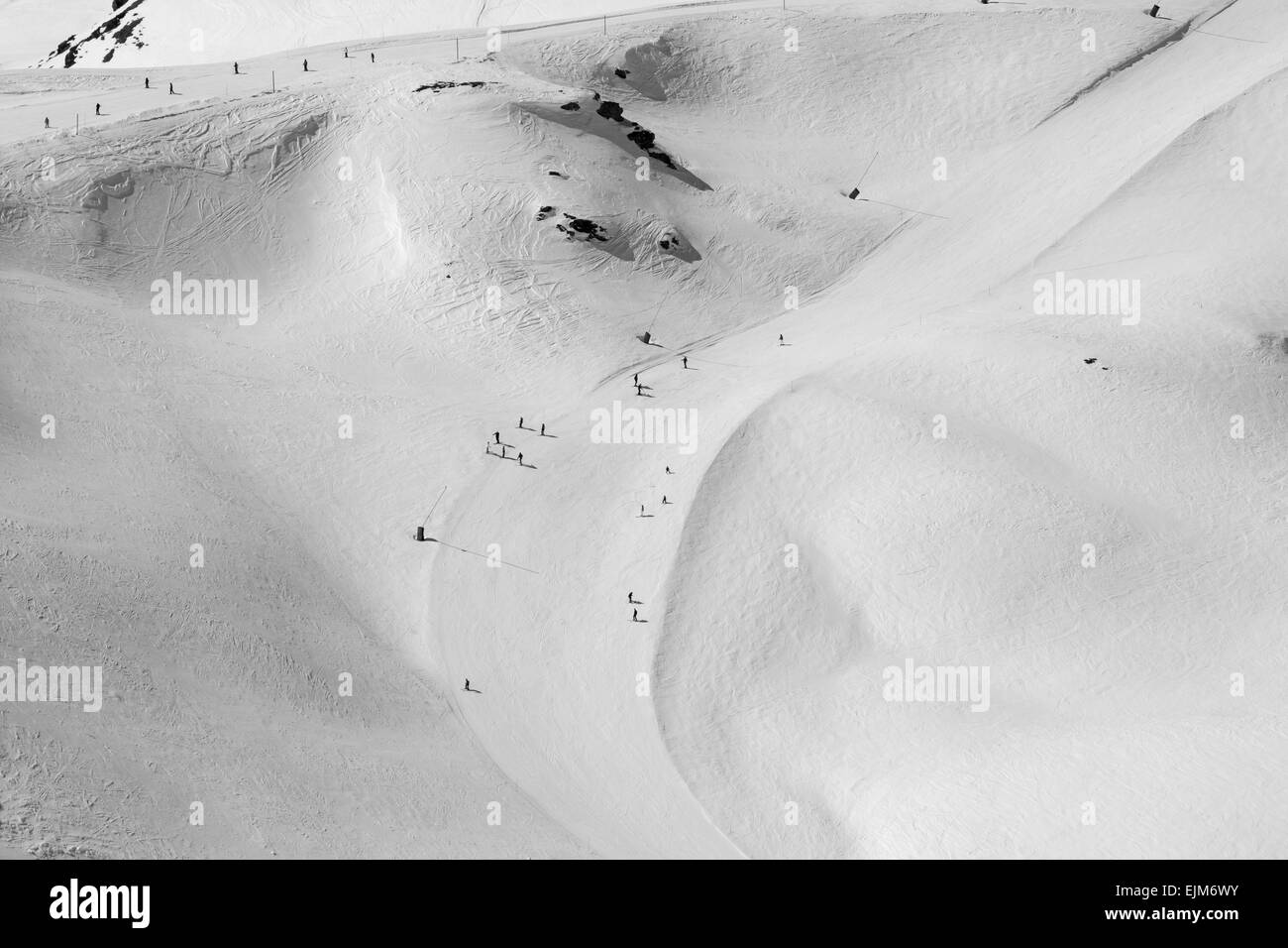 sciatori 2 Foto Stock