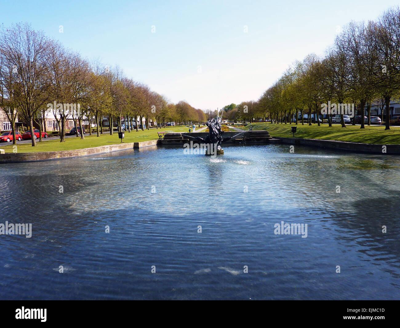 Port Sunlight, Liverpool Foto Stock