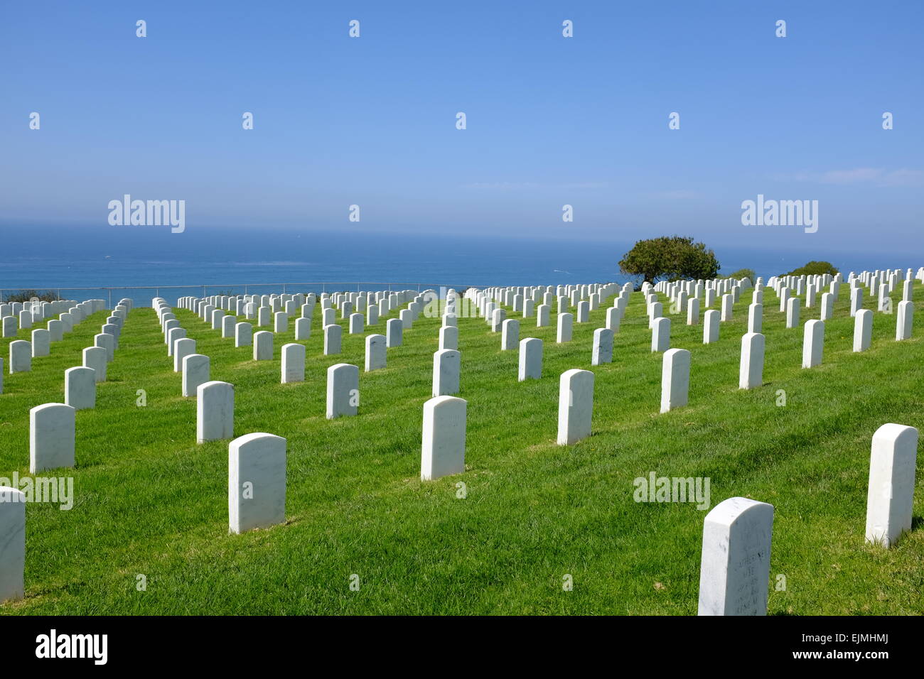 Fort Rosecrans Memorial Park, San Diego Foto Stock