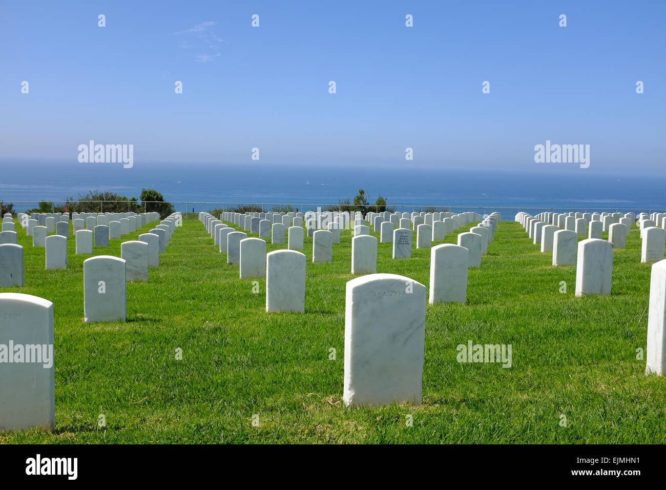 Fort Rosecrans Memorial Park, San Diego Foto Stock