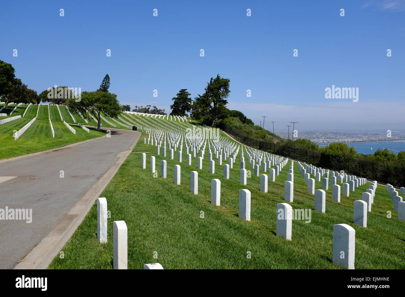 Fort Rosecrans Memorial Park, San Diego Foto Stock