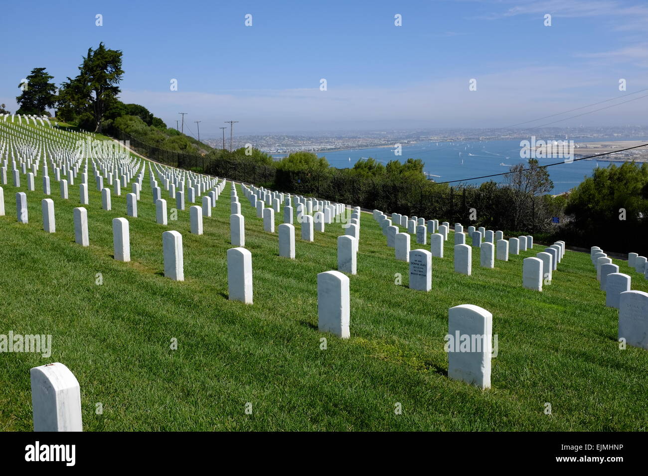 Fort Rosecrans Memorial Park, San Diego Foto Stock