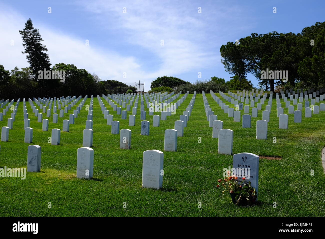 Fort Rosecrans Memorial Park, San Diego Foto Stock