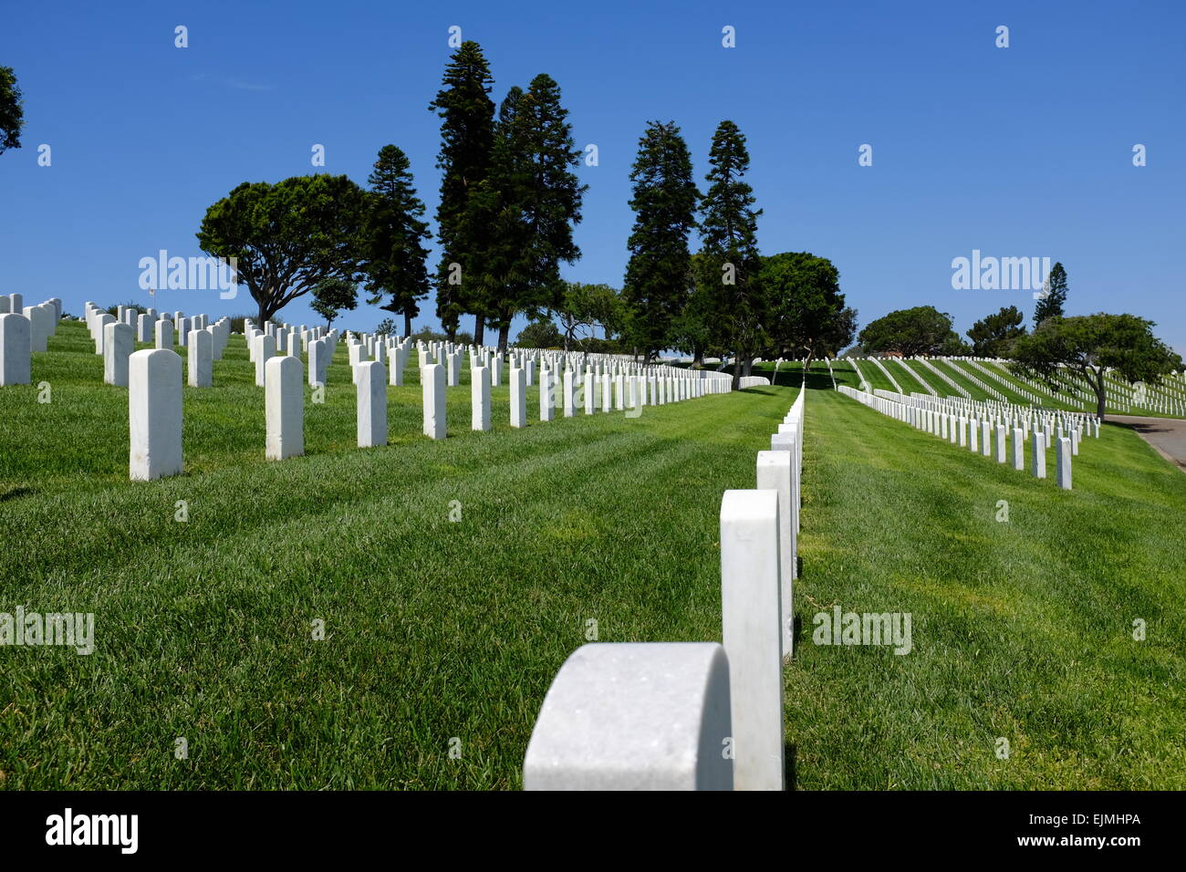Fort Rosecrans Memorial Park, San Diego Foto Stock