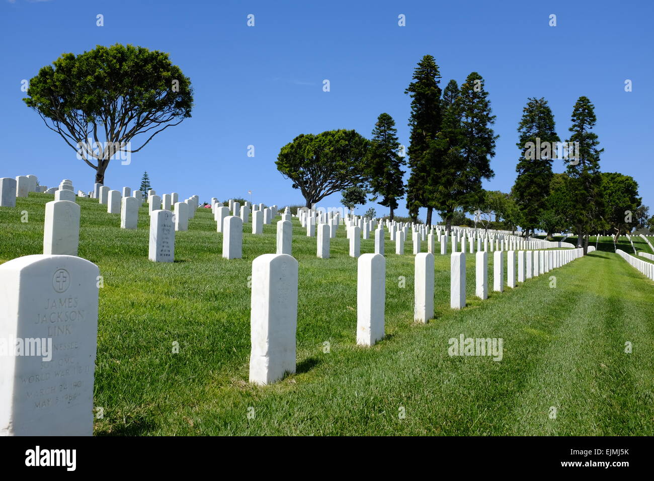 Fort Rosecrans Memorial Park, San Diego Foto Stock