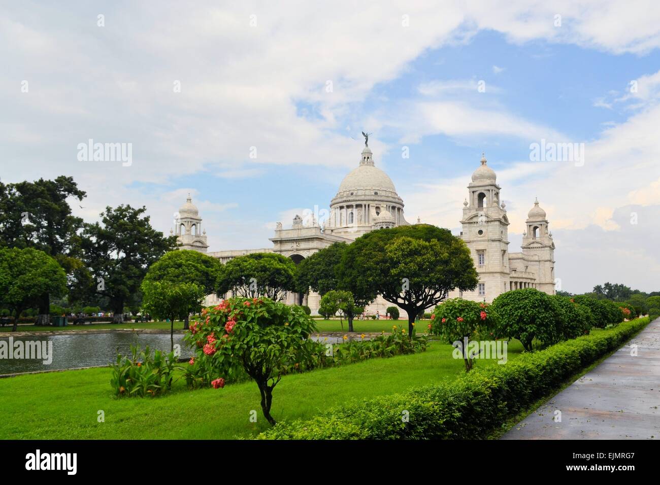 Victoria Memorial in Kolkata India Foto Stock