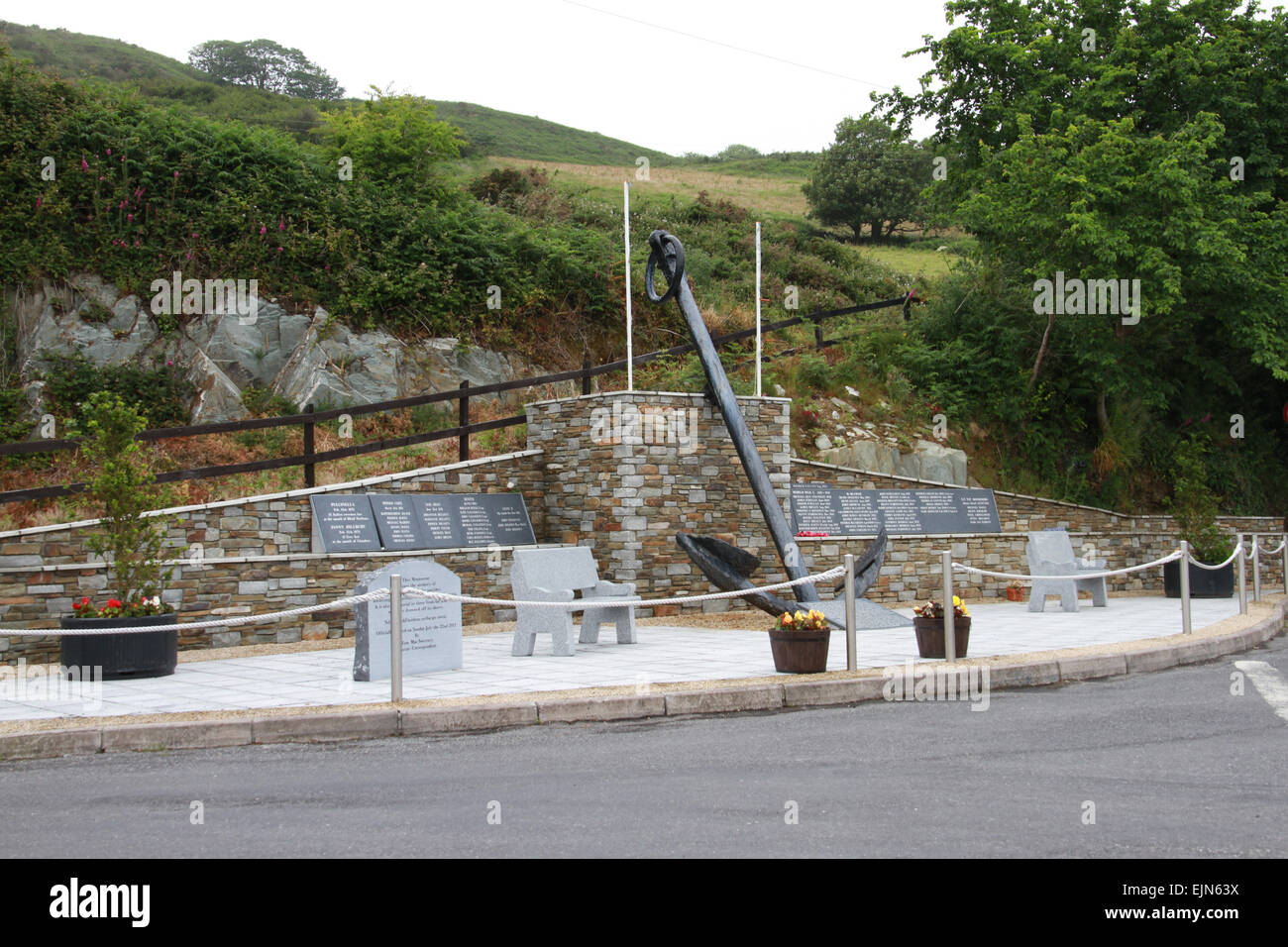 Unione hall west cork memoriale per i marinai dispersi in mare Foto Stock