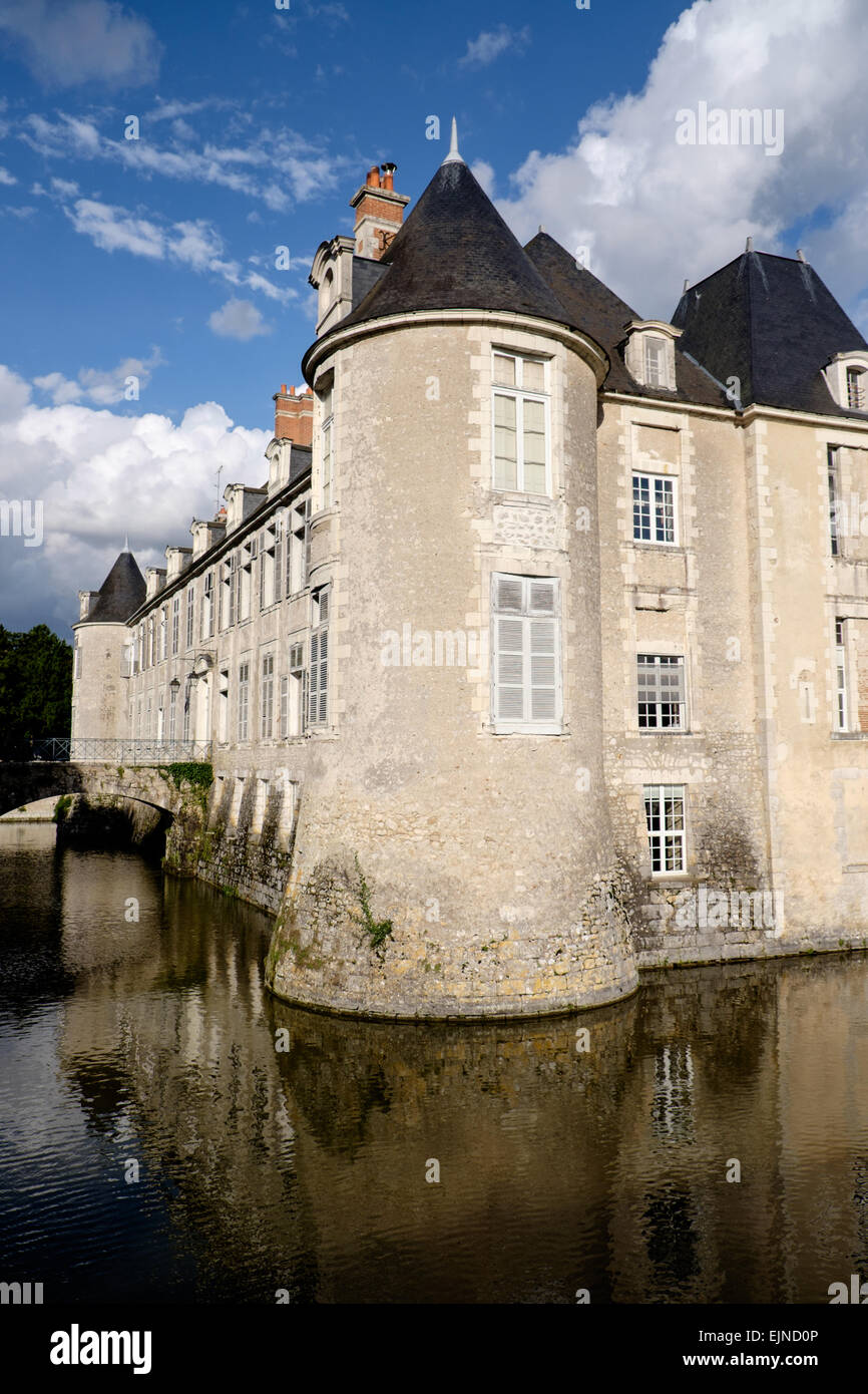 Il Chateau d' Avaray, Valle della Loira, Loir-et-Cher, Francia Foto Stock