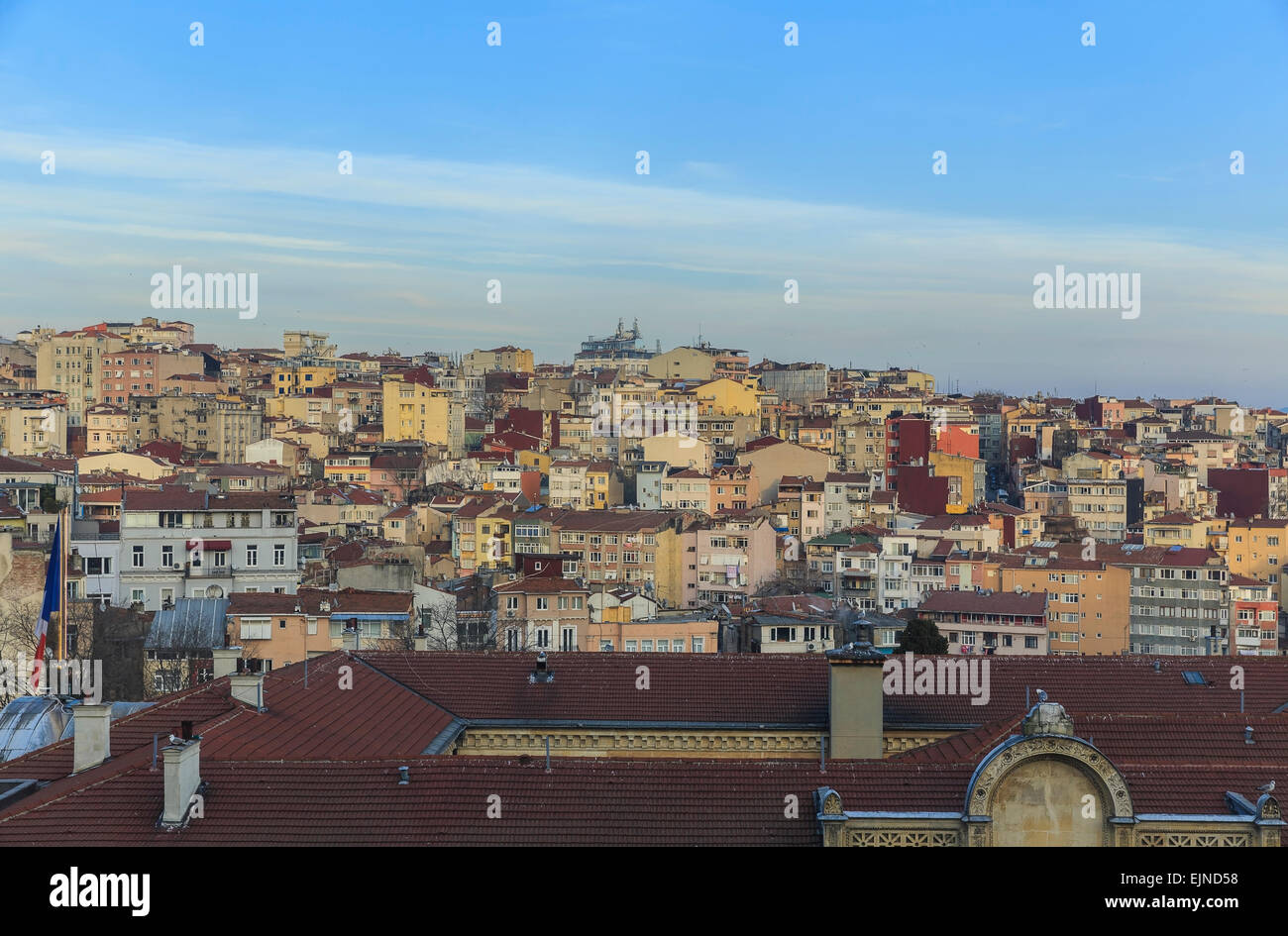 Una delle aree di Istanbul Foto Stock