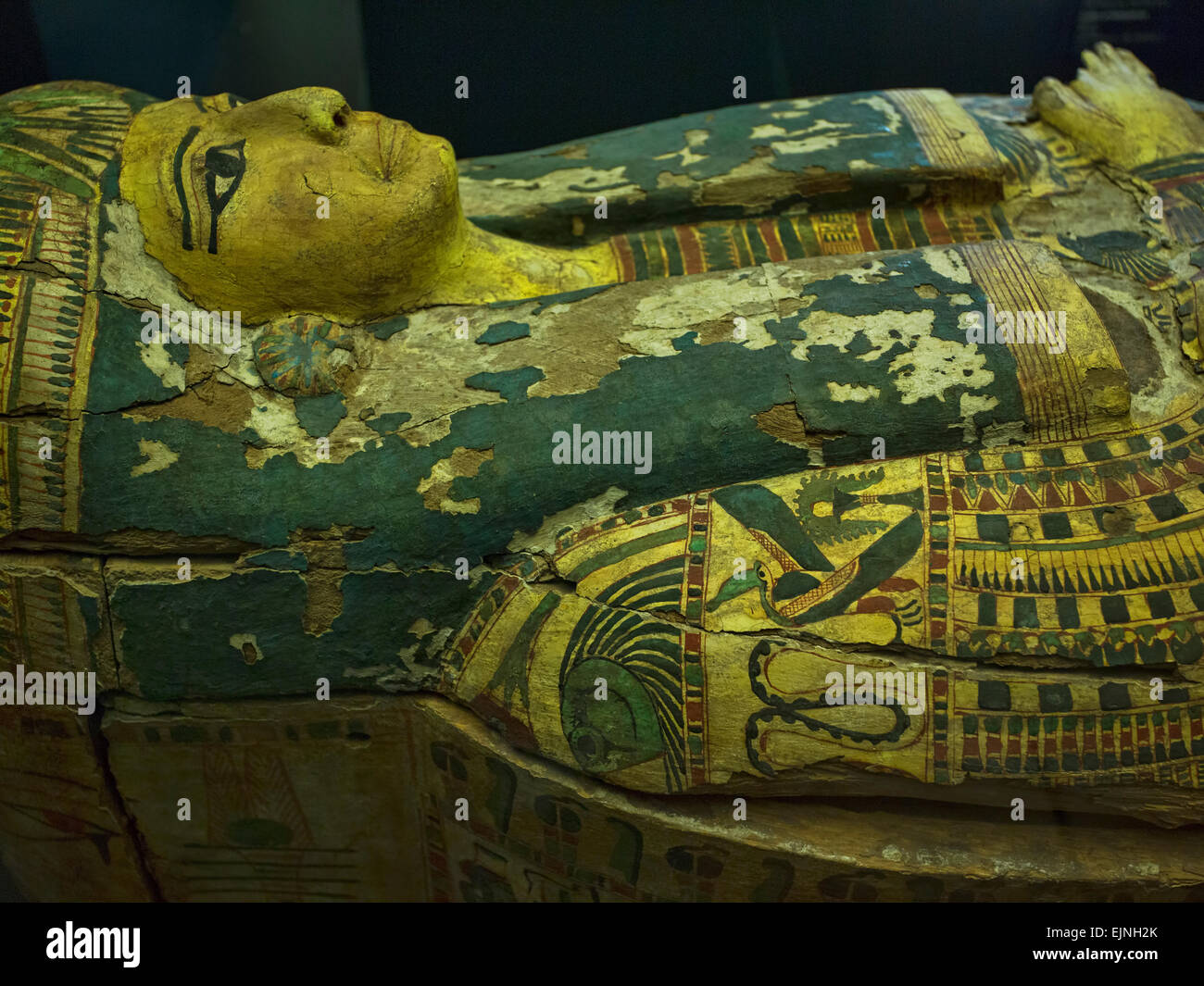 Vaticano Italia antico sarcofago egiziano bara Foto Stock