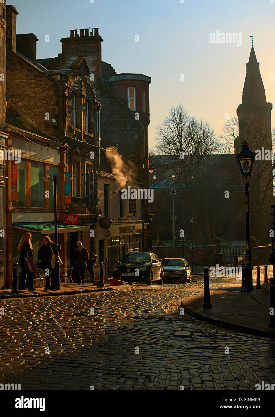 La luce del mattino, Dunfermline Foto Stock