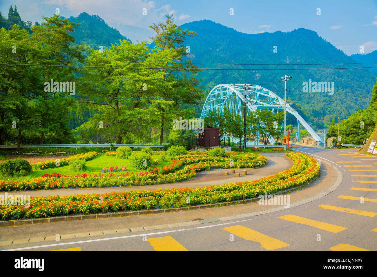 Prefettura di Fukushima Giappone Foto Stock