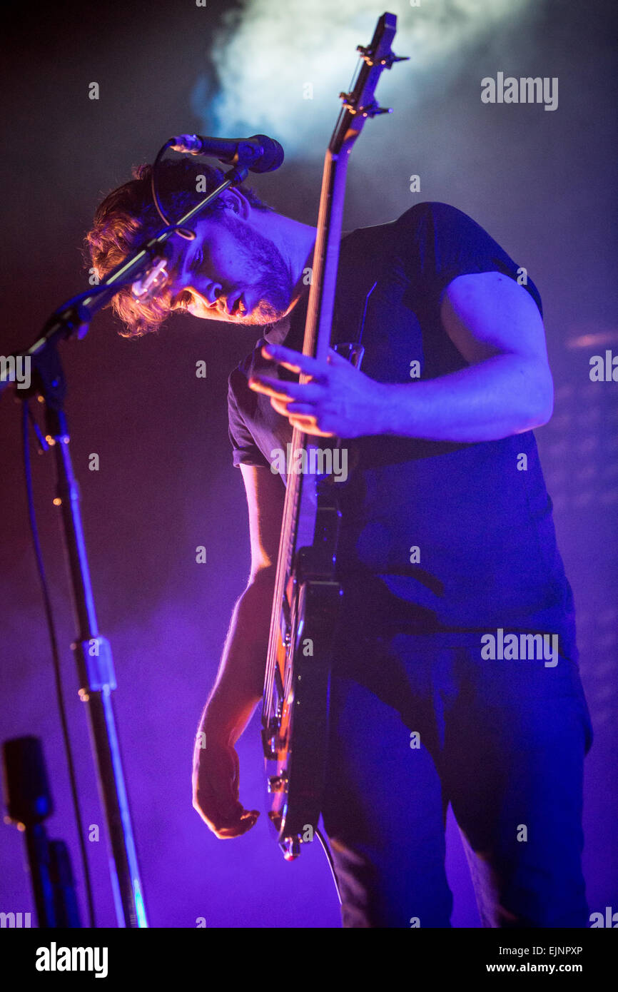 Milano, Italia. 29 marzo, 2015. Il British rock duo di sangue reale si esibisce dal vivo a music club Alcatraz Credito: Rodolfo Sassano/Alamy Live News Foto Stock