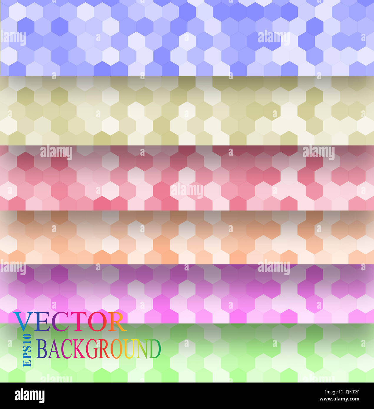 Seamless texture griglia esagonale Foto Stock