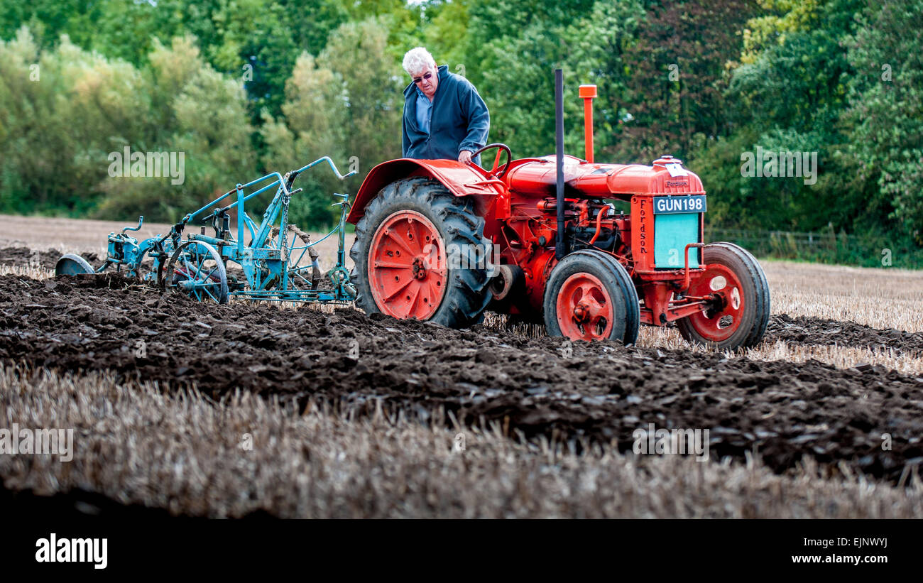 Cheshire Match di aratura Foto Stock