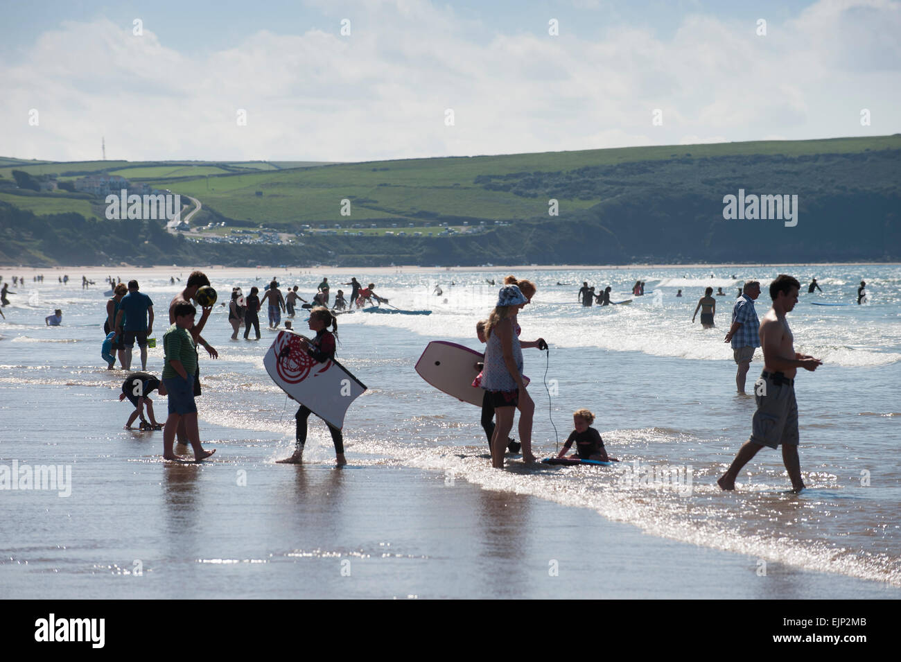 Woolacombe Beach North Devon England Gran Bretagna UK Europa Foto Stock