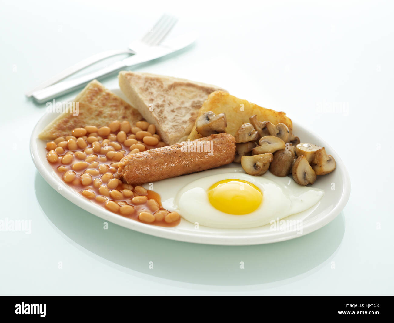 colazione fritto Foto Stock