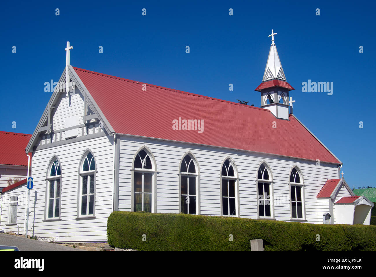 St Mary's chiesa cattolica Stanley Isole Falkland Foto Stock